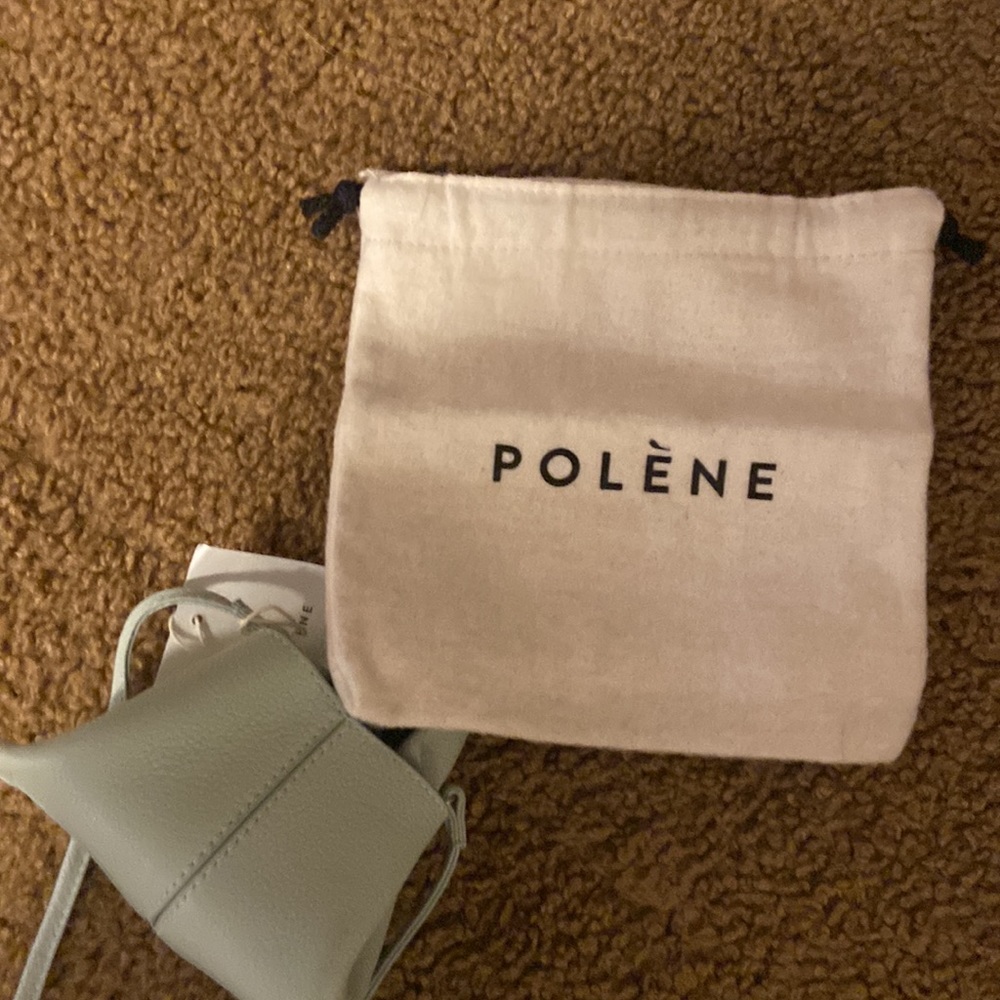 Polène Numéro Neuf MICRO Bag in Light Sage Green - Picture 13 of 16